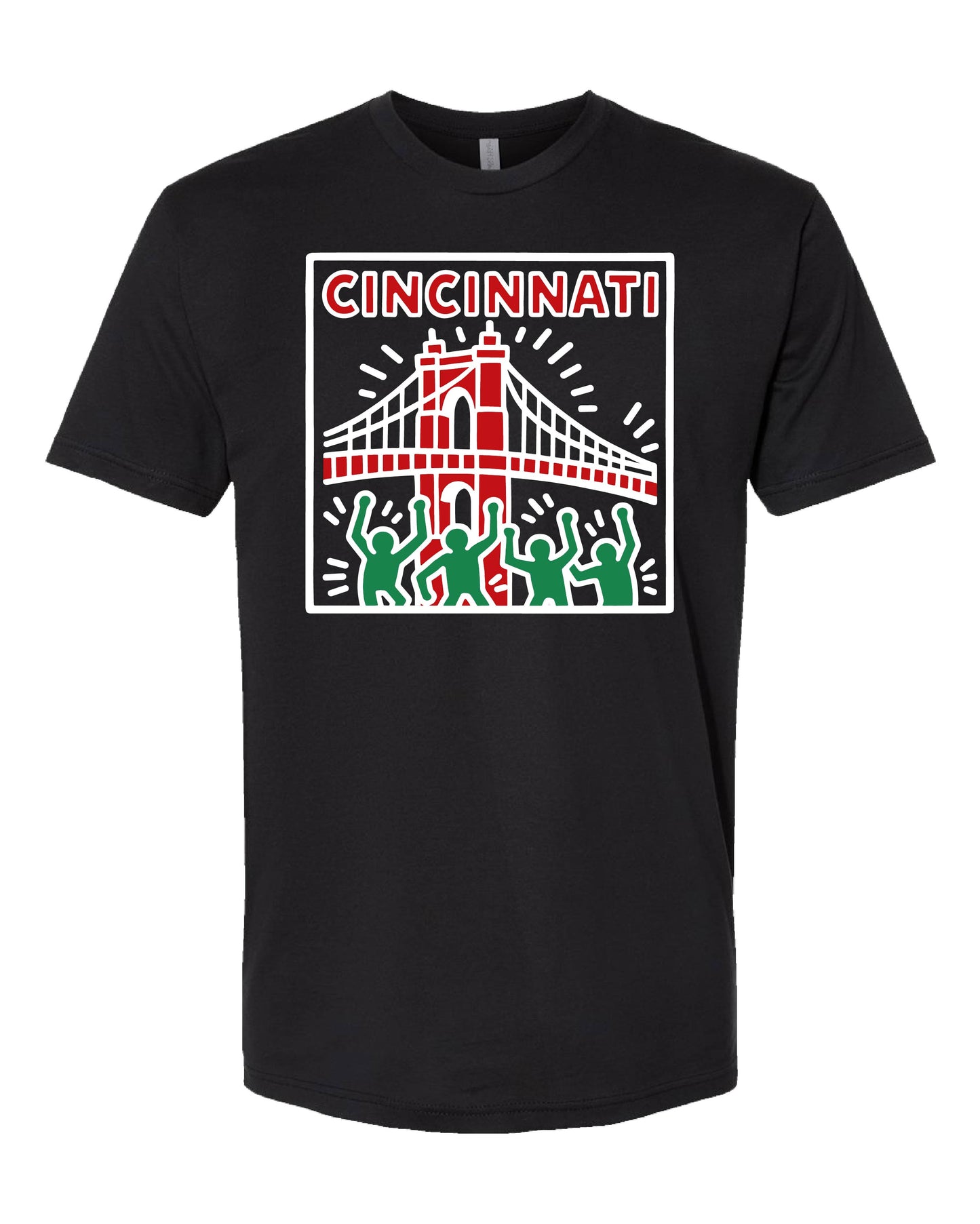 Keith Haring–Inspired City Tee – Cincinnati