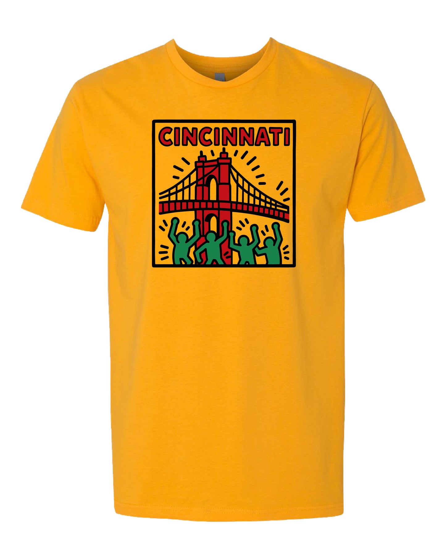 Keith Haring–Inspired City Tee – Cincinnati