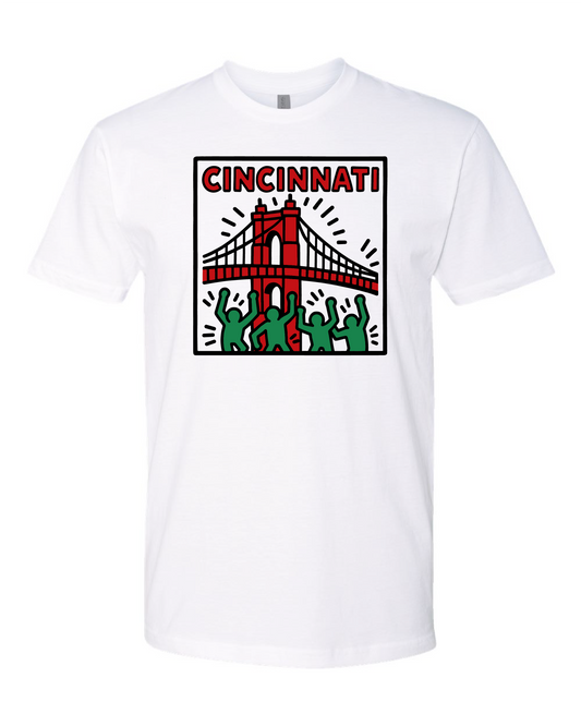 Keith Haring–Inspired City Tee – Cincinnati