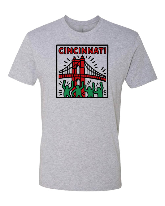 Keith Haring–Inspired City Tee – Cincinnati